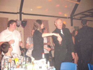Dad dancing with Carmen